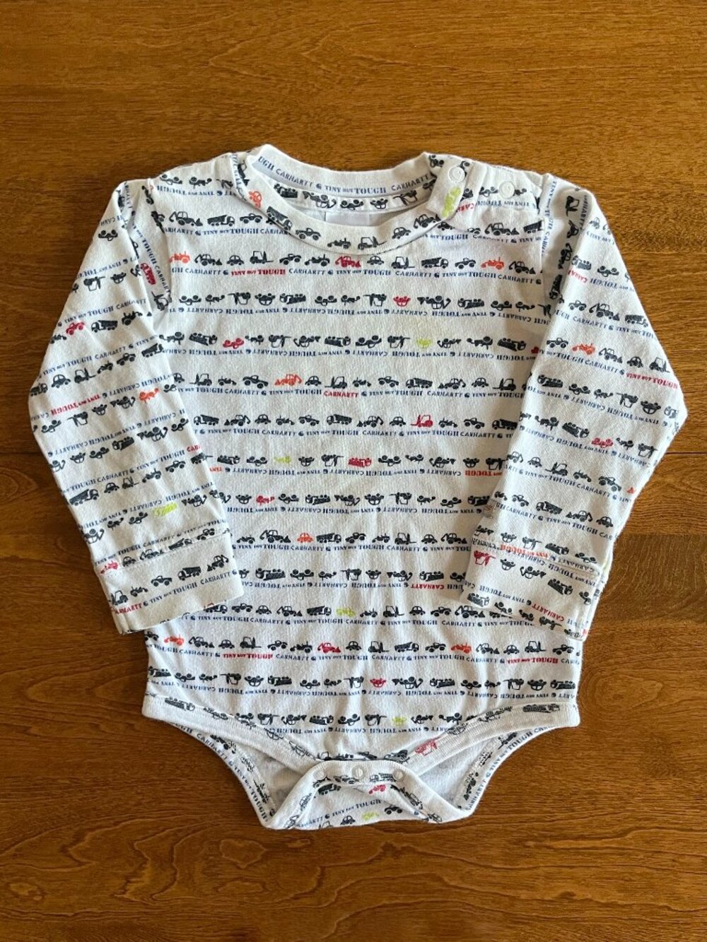 Carhartt "Tiny but Tough" vehicles bodysuit 18m